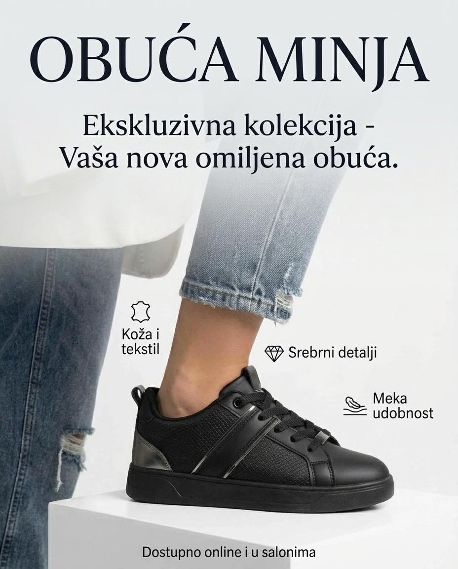 Ženske patike L182656-BLK